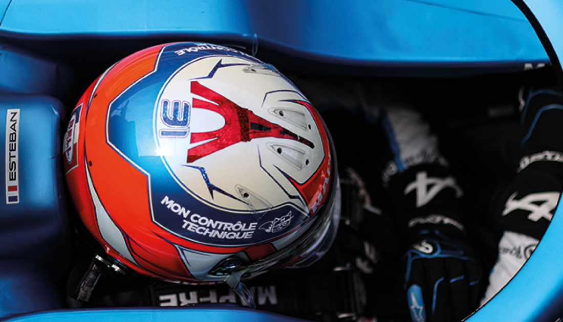 Casque F1 Alpine