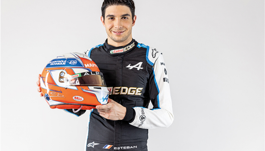 Casque Esteban Ocon Alpine