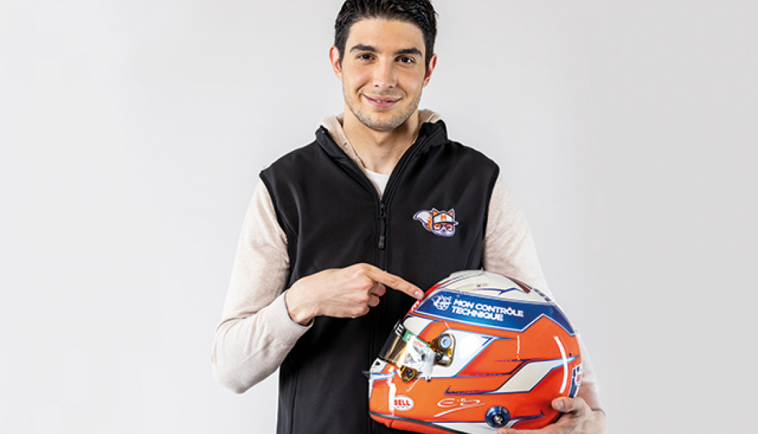 Esteban Ocon Casque Partenariat
